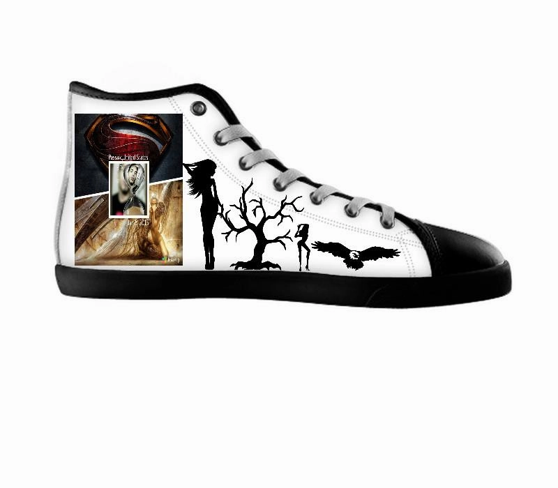 White custom shoes