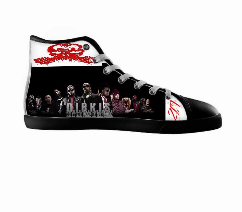 White custom shoes