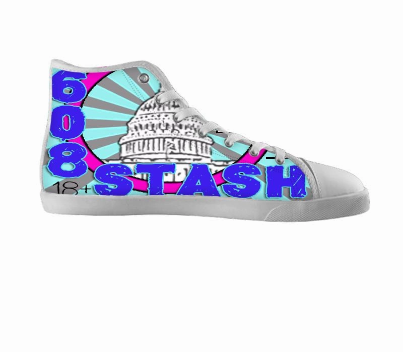 White custom shoes