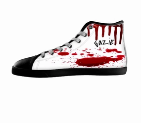 White custom shoes