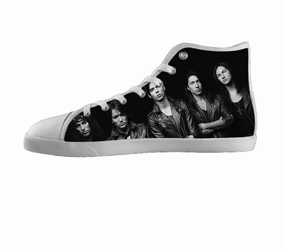 White custom shoes