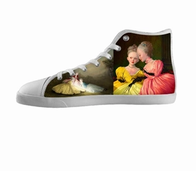 White custom shoes