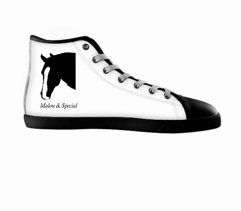 White custom shoes