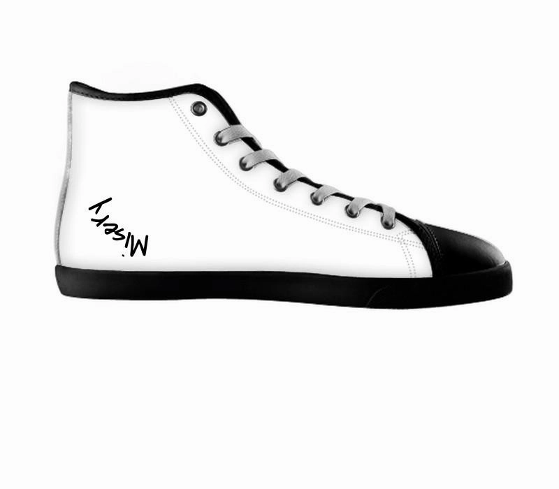 White custom shoes