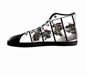 White custom shoes