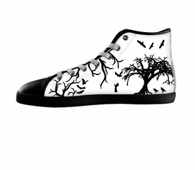 White custom shoes