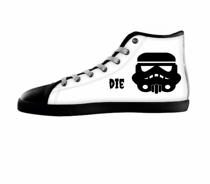 White custom shoes