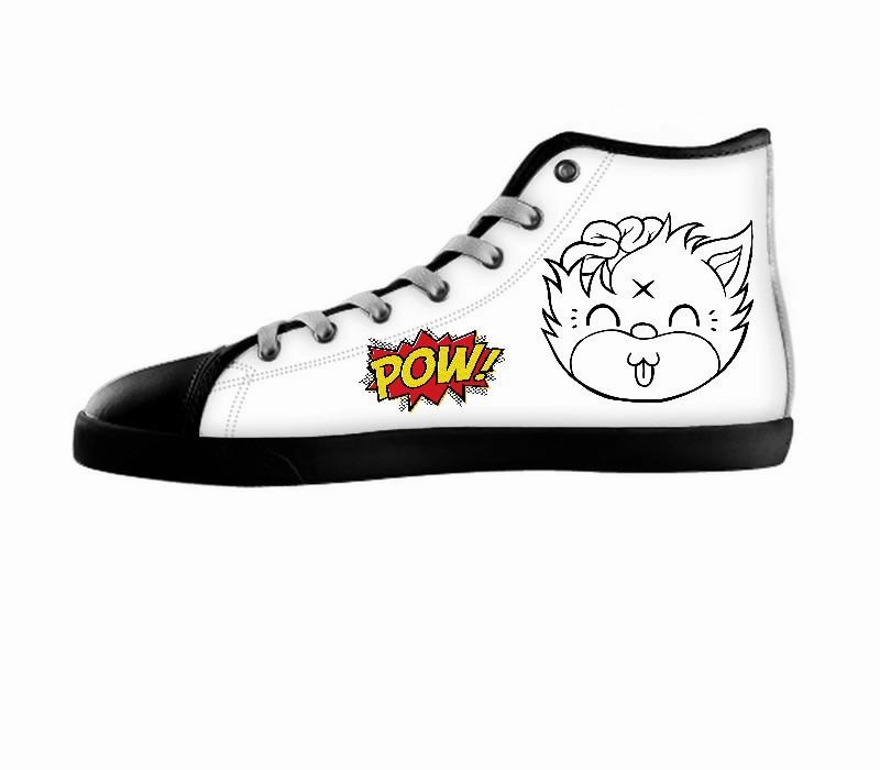 White custom shoes