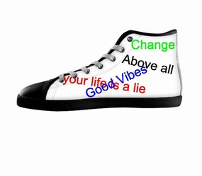 White custom shoes