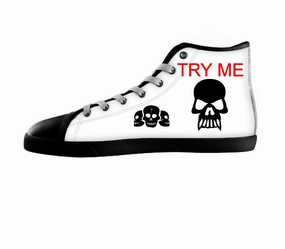 White custom shoes