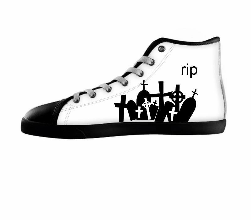White custom shoes