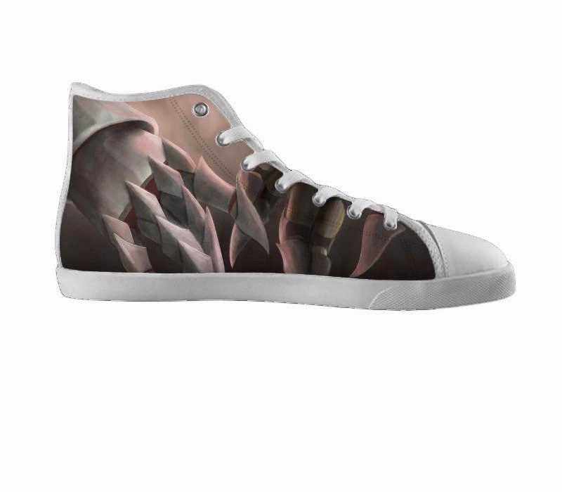 White custom shoes
