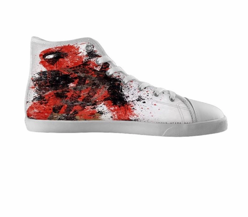 White custom shoes