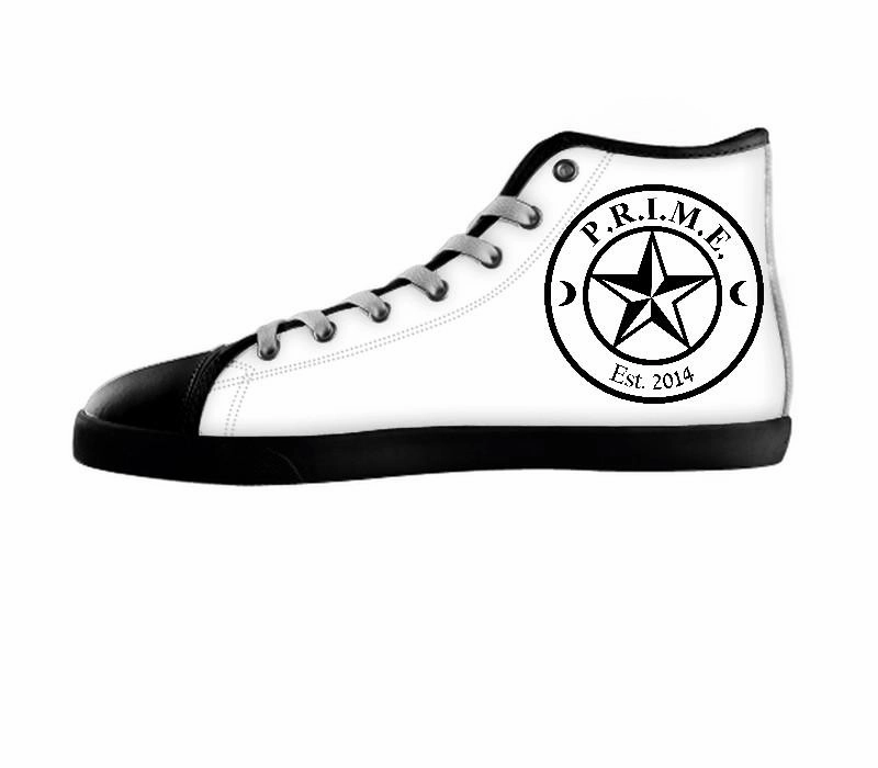 White custom shoes