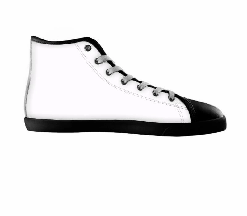 White custom shoes