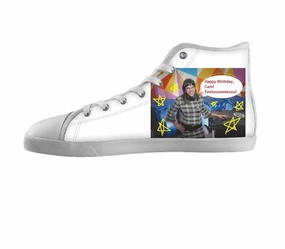 White custom shoes