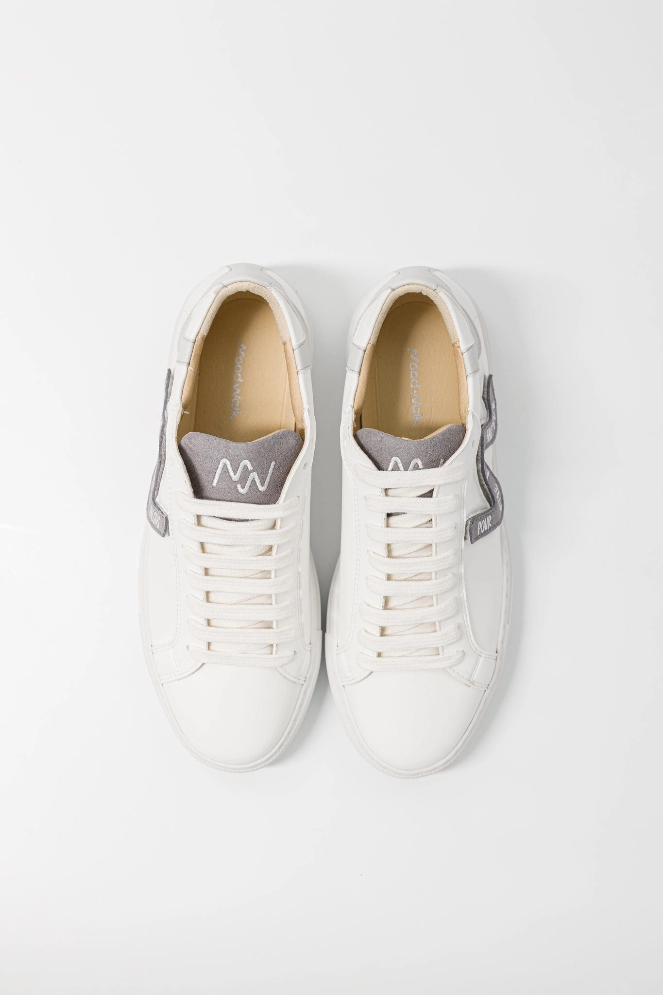 Wild Walker Unisex Vegan Corn Leather Sneakers | Grey