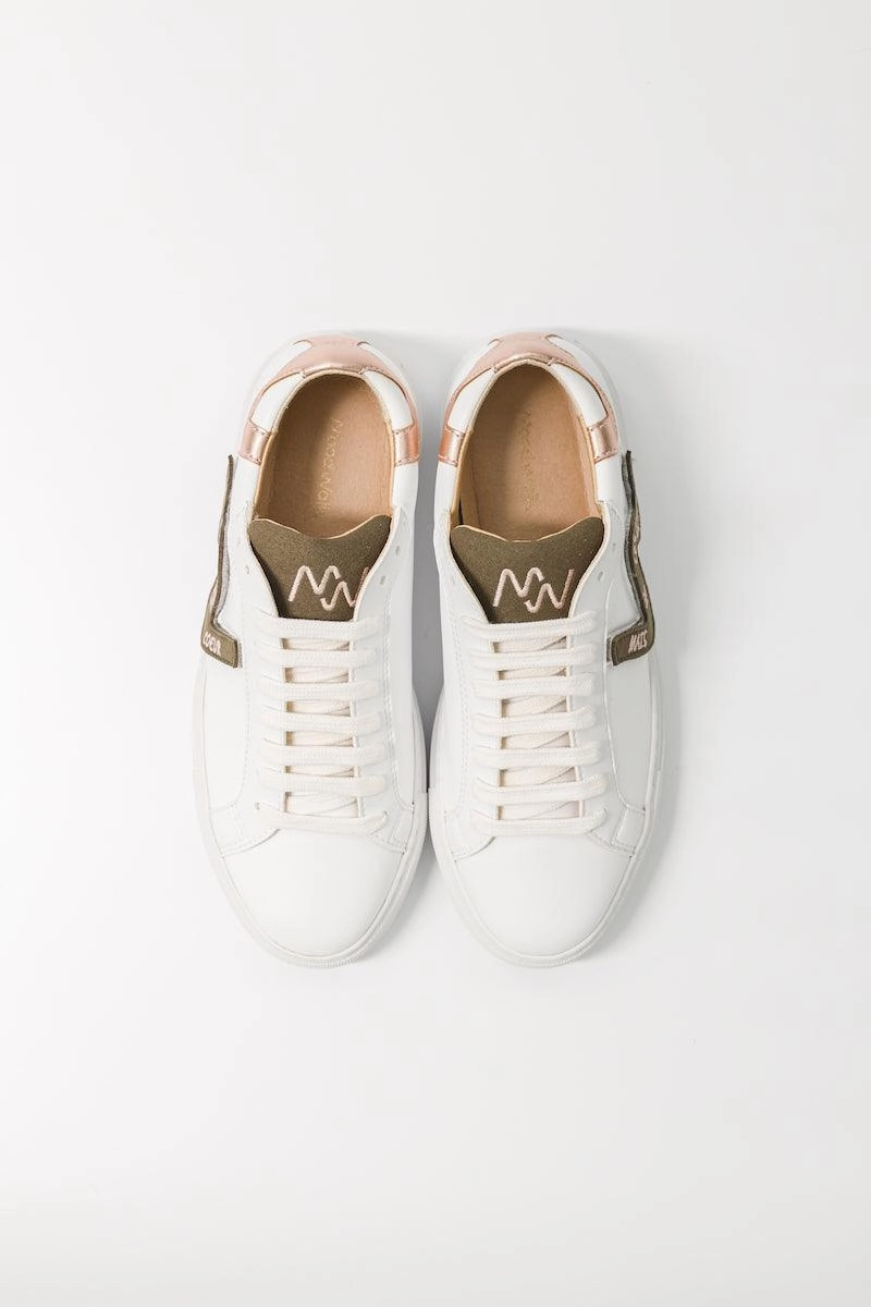 Wild Walker Women's Vegan Corn Leather Sneakers | Kaki