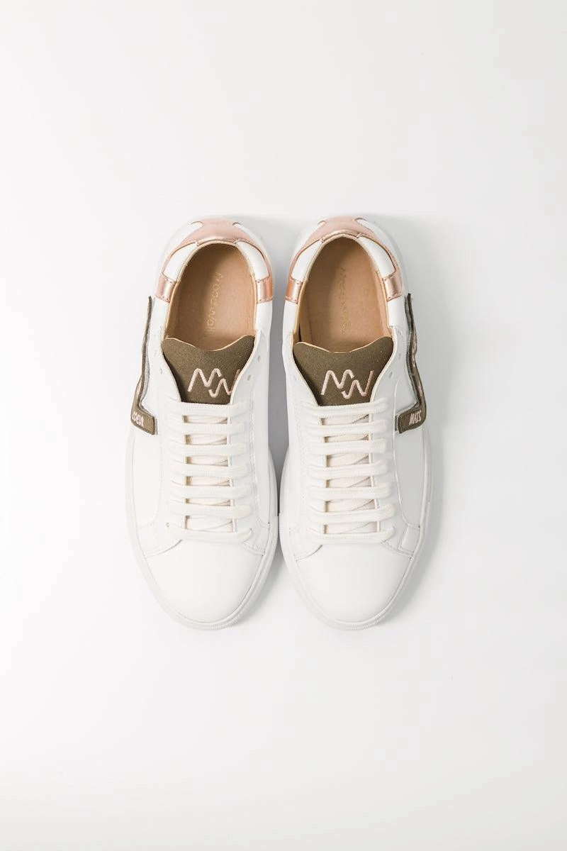 Wild Walker Women's Vegan Corn Leather Sneakers | Kaki