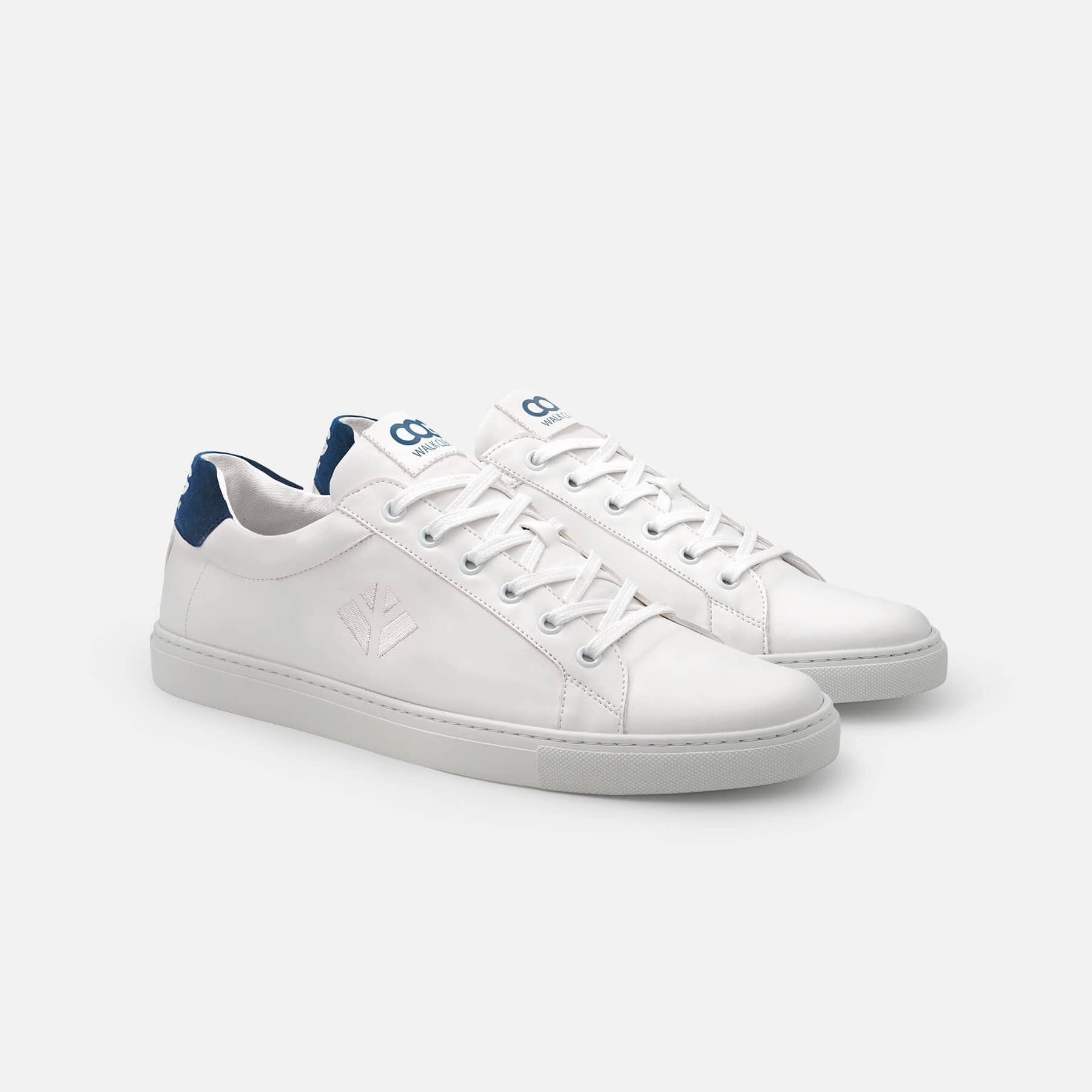 Winton Unisex Vegan Sneakers | White & Blue