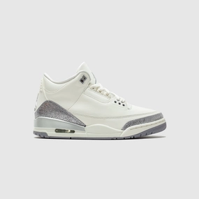 WMNS AIR JORDAN 3 RETRO "CEMENT GREY & SILVER"