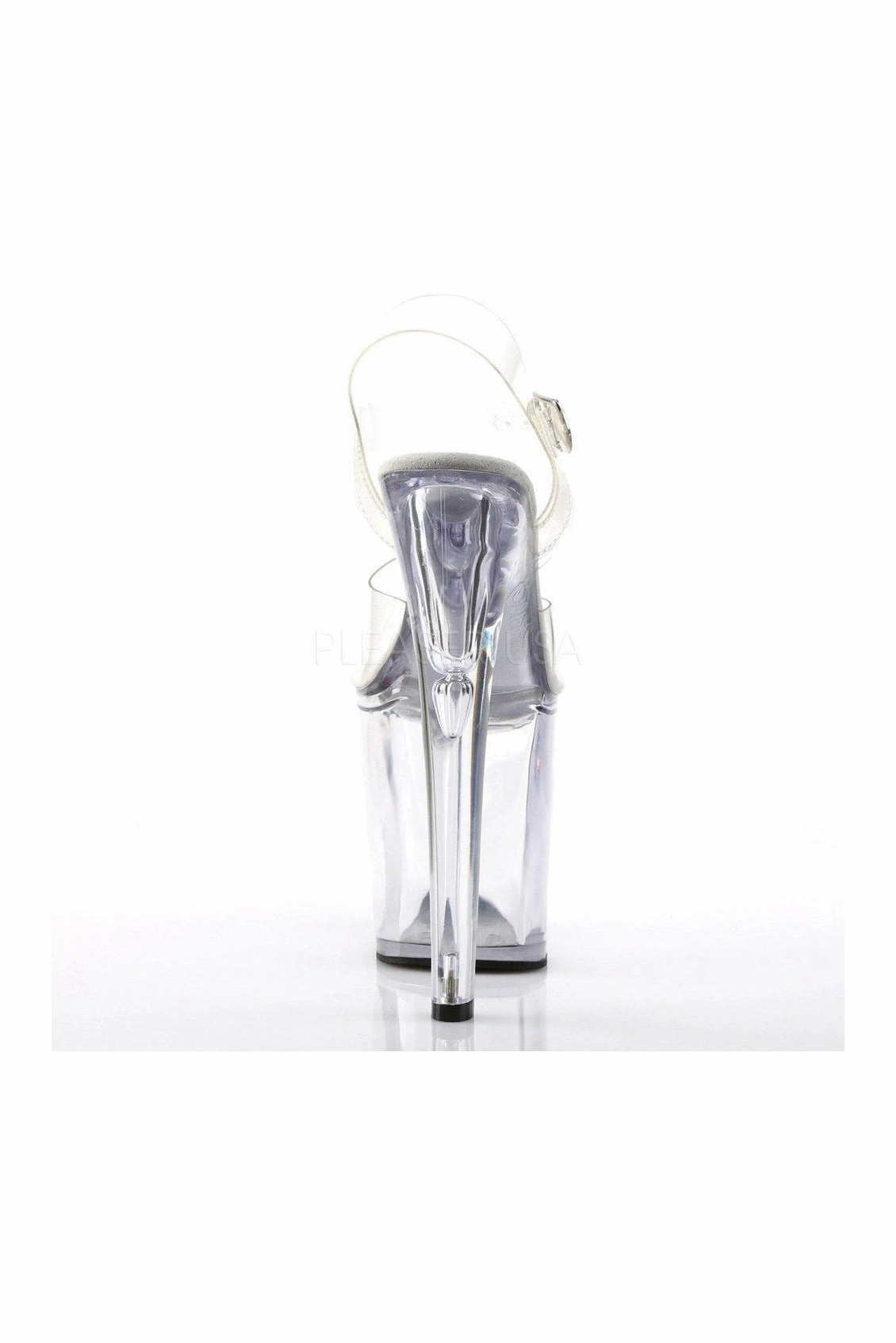 XTREME-808 Platform Sandal  | Clear Vinyl