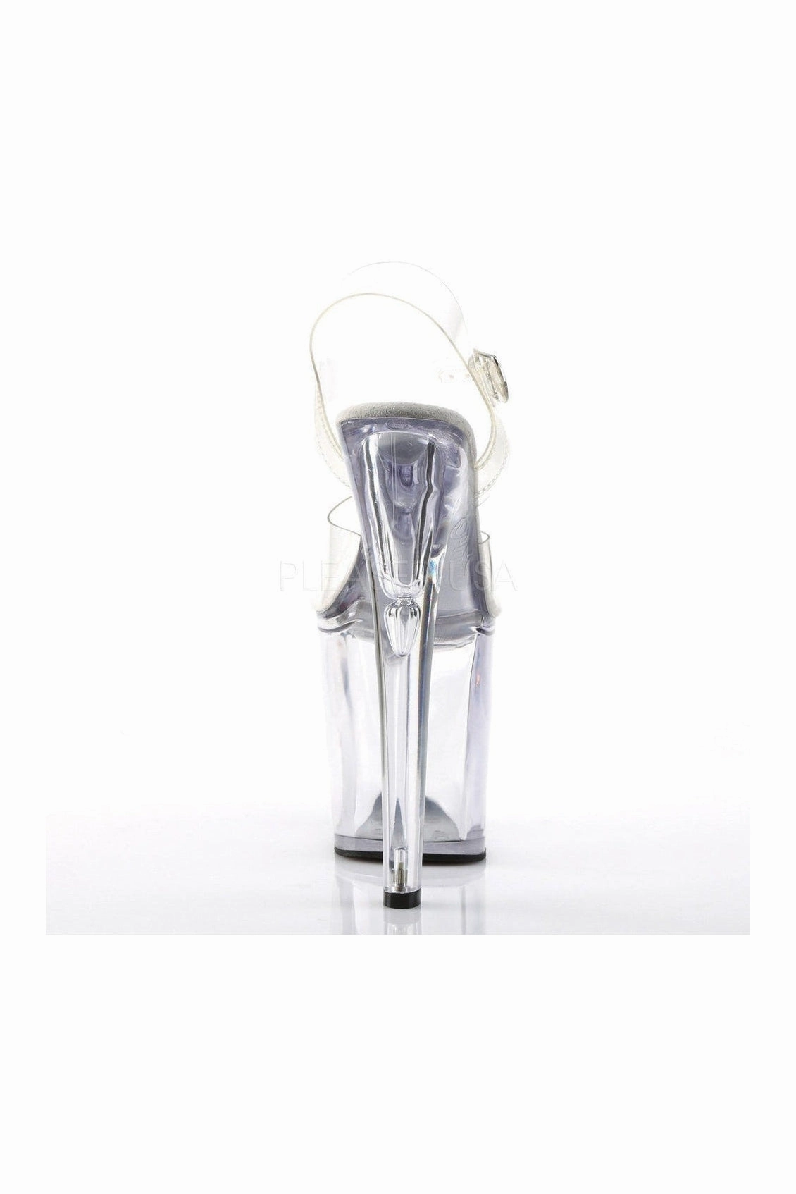 XTREME-808 Platform Sandal  | Clear Vinyl