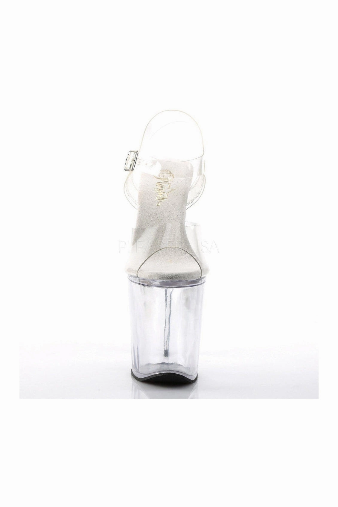 XTREME-808 Platform Sandal  | Clear Vinyl