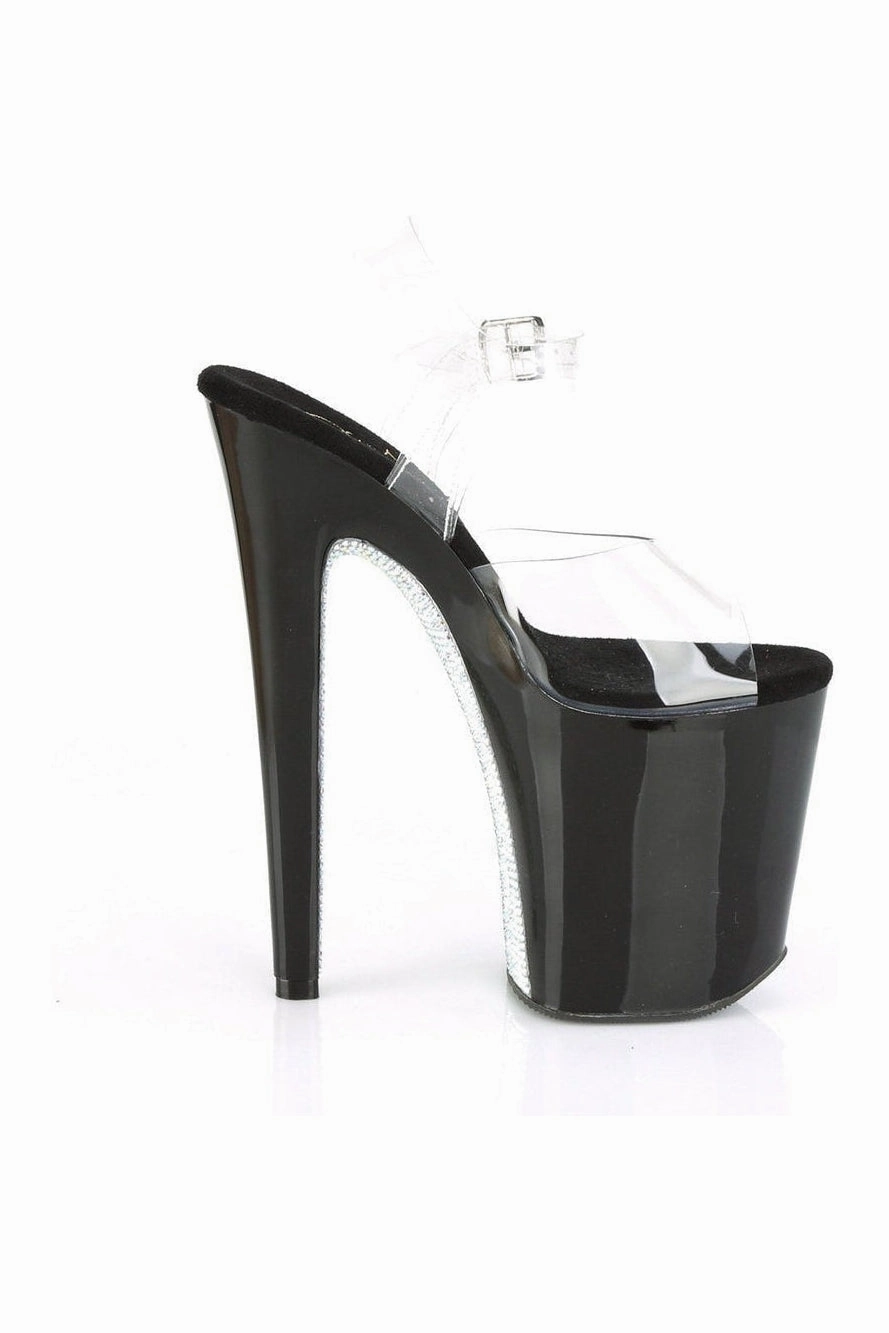 XTREME-808CRS Exotic Sandal | Clear Vinyl