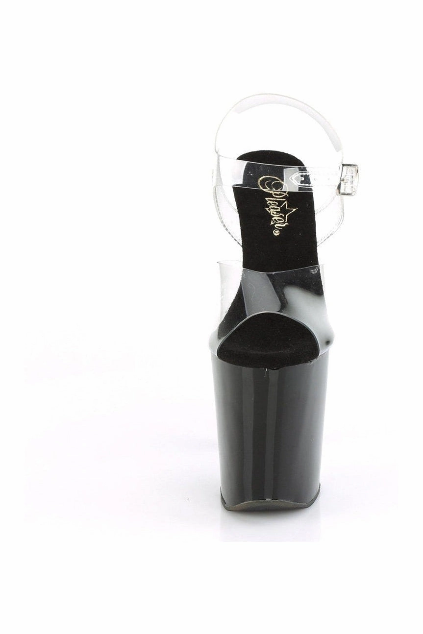 XTREME-808CRS Exotic Sandal | Clear Vinyl