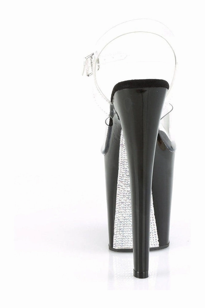 XTREME-808CRS Exotic Sandal | Clear Vinyl